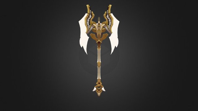 Angelic Axe 3D Model