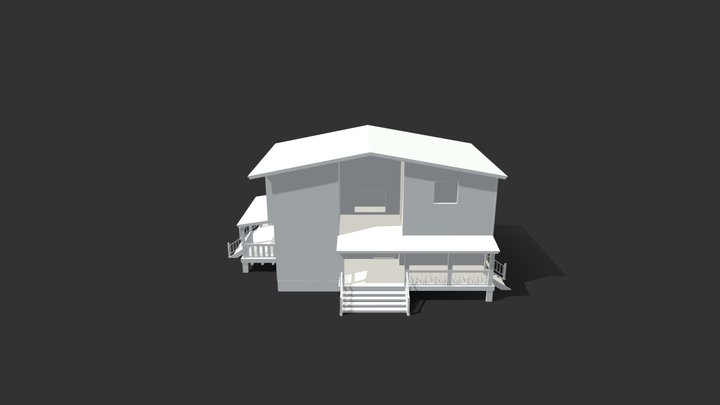 House -- Work in Progress 3D Model