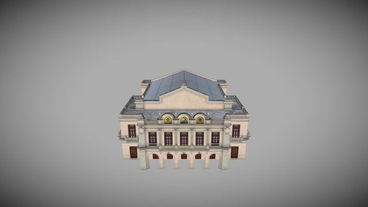 Teatro Tomas Terry - Cienfuegos 3D Model