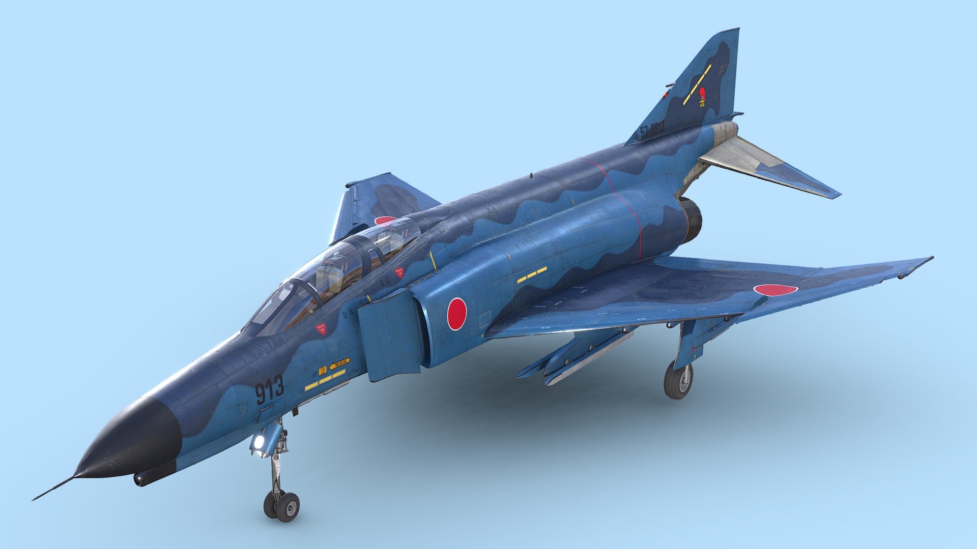 F-4 Phantom II - Fighter Jet - Free - Download Free 3D model
