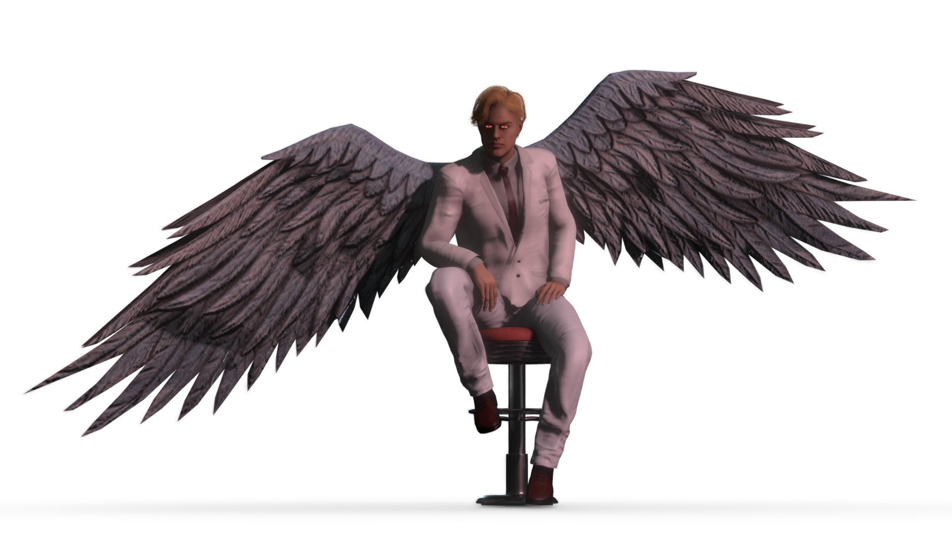 Lucifer Morningstar - 3D model by patromes [f0b9b6a] - Sketchfab