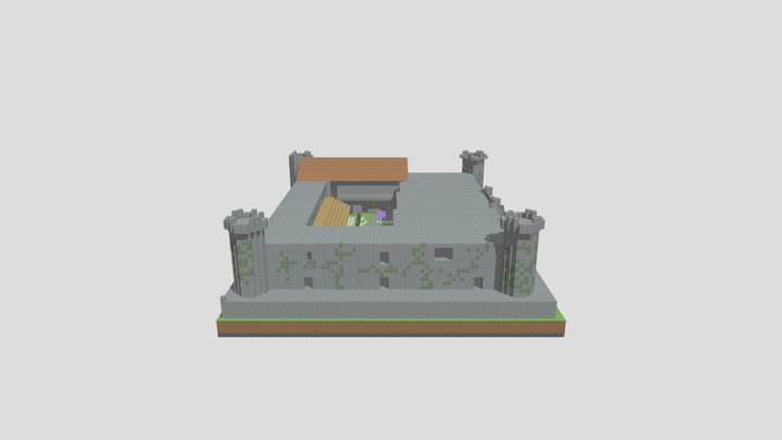 Chateau Manosque 3D Model