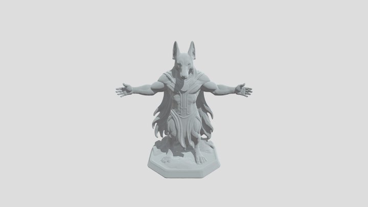 Anubis Guardian 3D Model