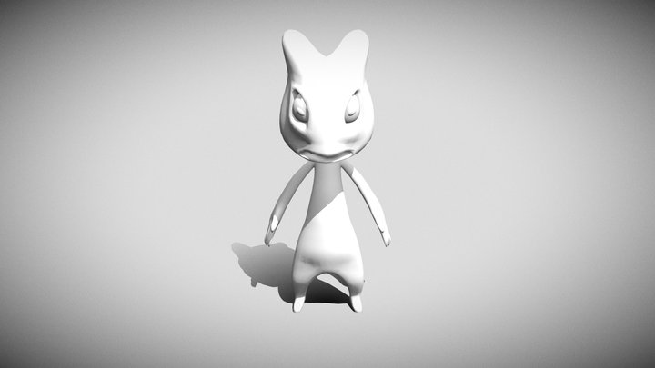 Comic Dragon 3D Model