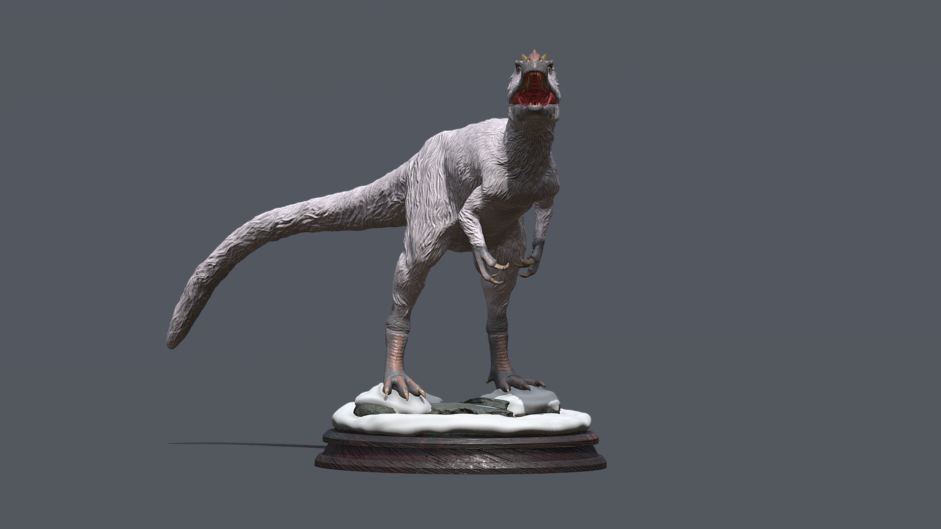 Yutyrannus Dinosaur - 3D Animation