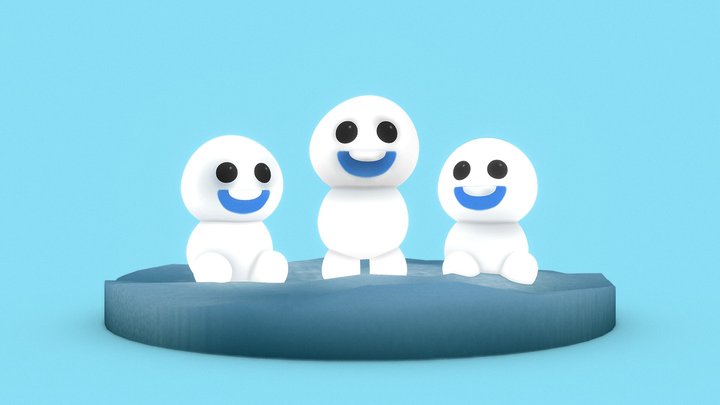 Disney's Frozen Snowgies 3D Model