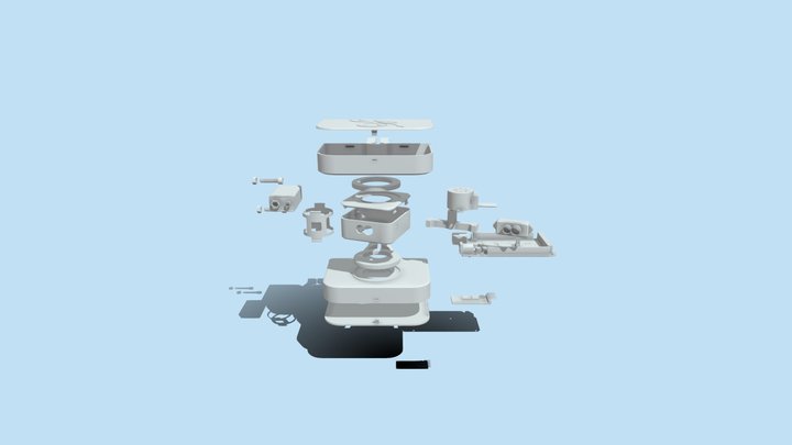 Rear_Lidar_Explode 3D Model