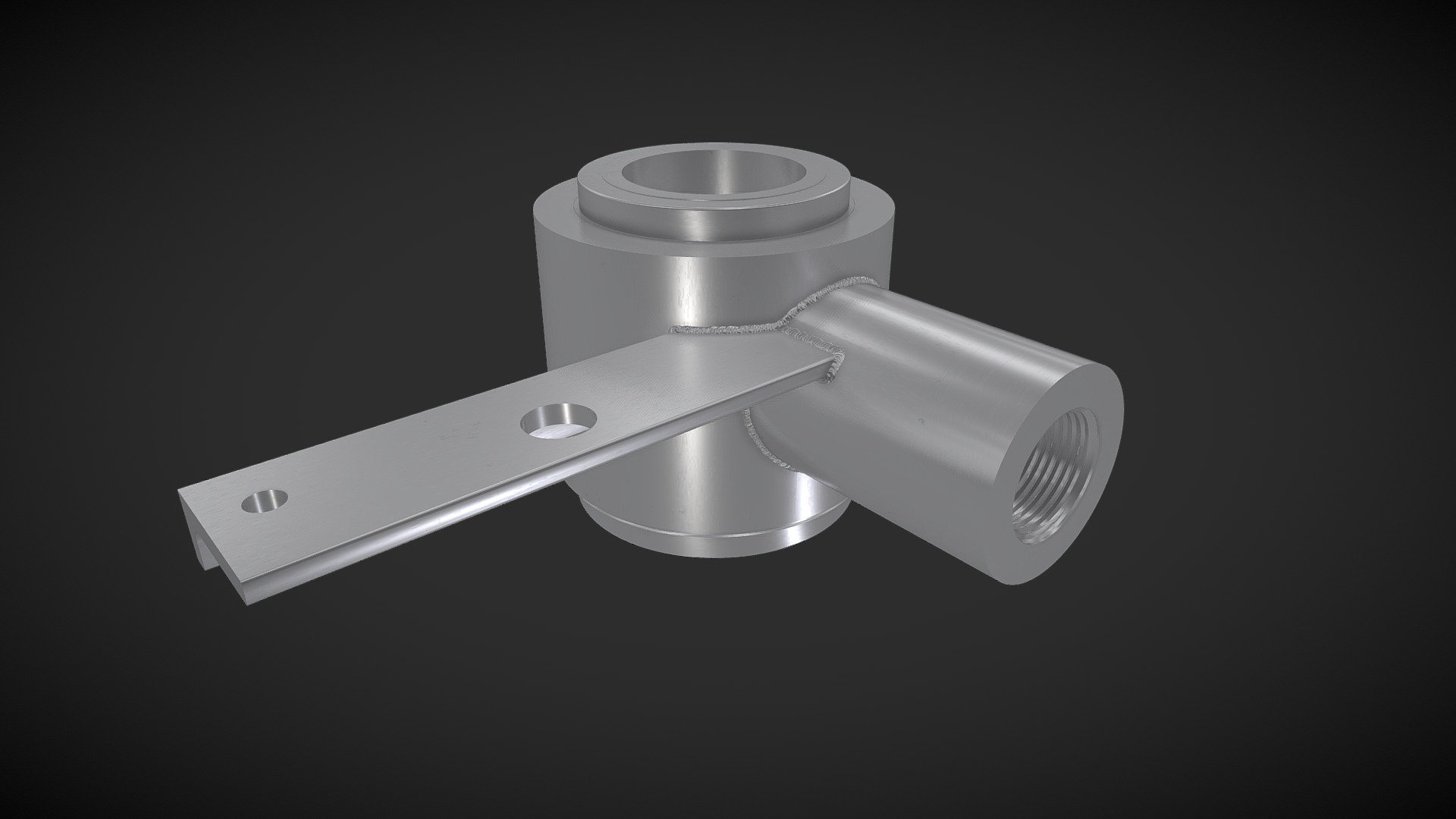 CC1 Compression Load Cell — Sketchfab embed 3D viewer