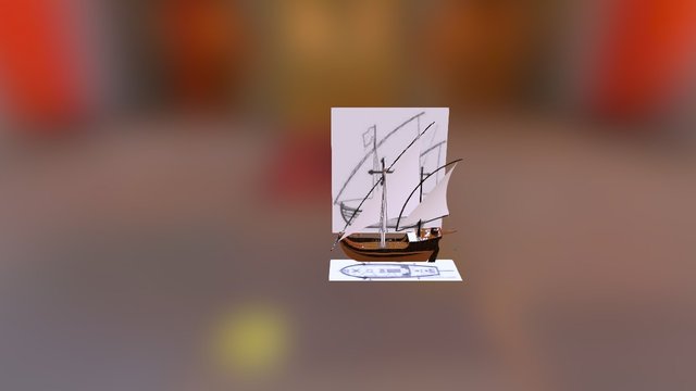 Caravell 3D Model