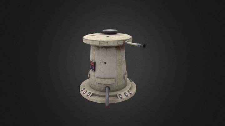 Star Wars Turret 3D Model