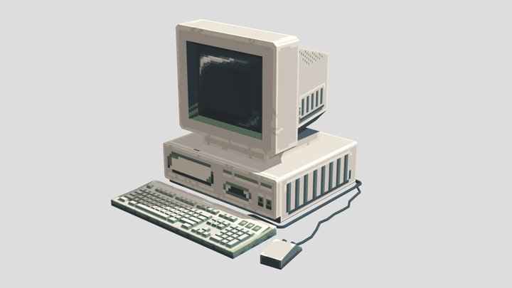 Oldie PC 3D Model