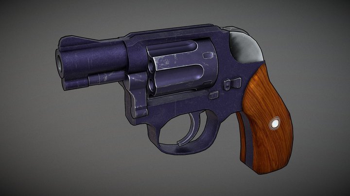 JoJo Sexy Pistol Hand Gun 3D Model