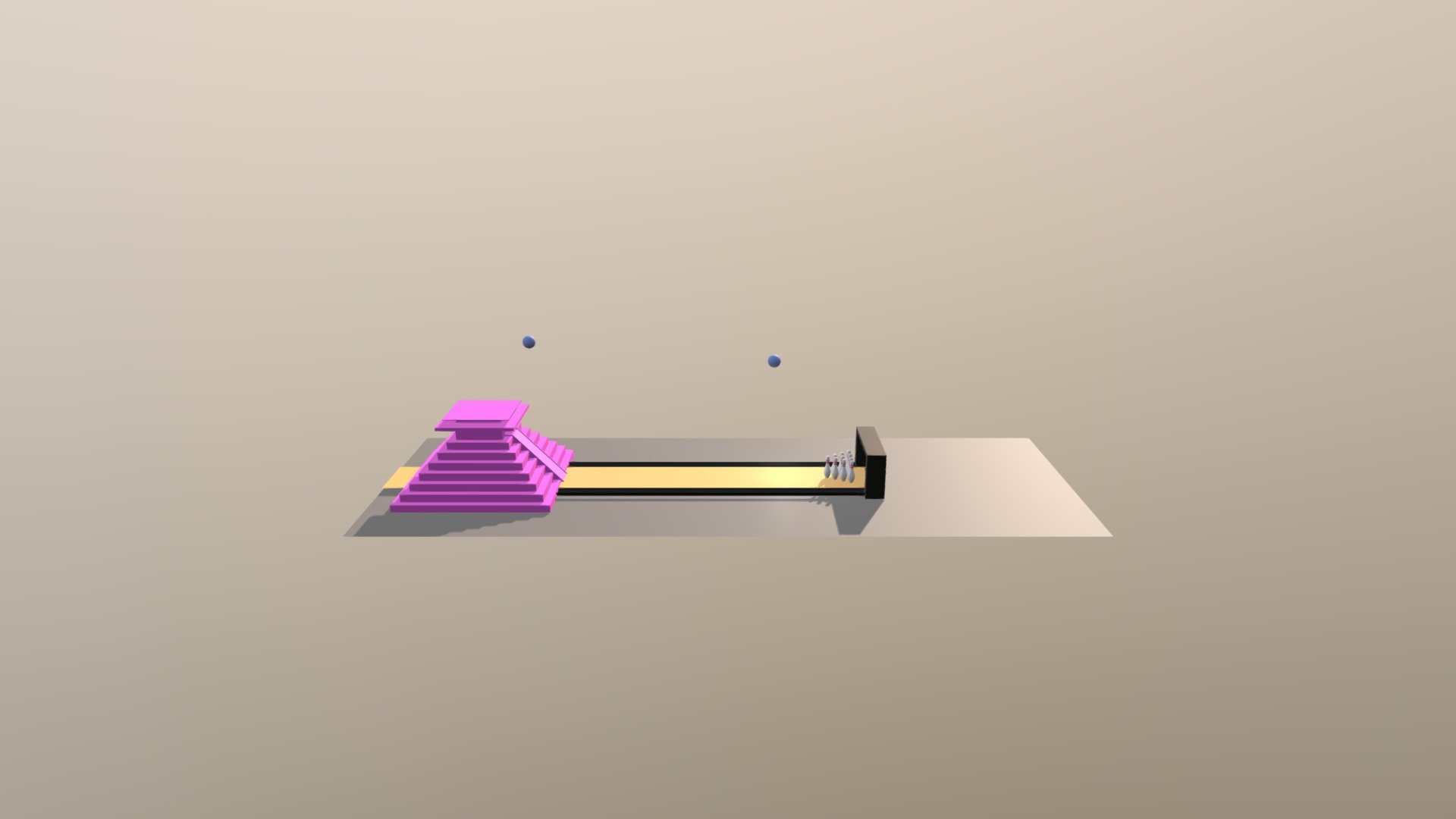 Bowling Alley in action Download Free 3D model by h4z33m007 [f0bfe07