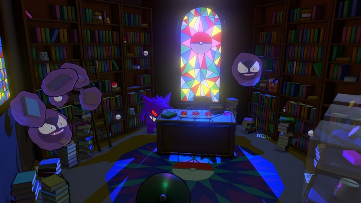 Ghost Pokémon Study 3D Model