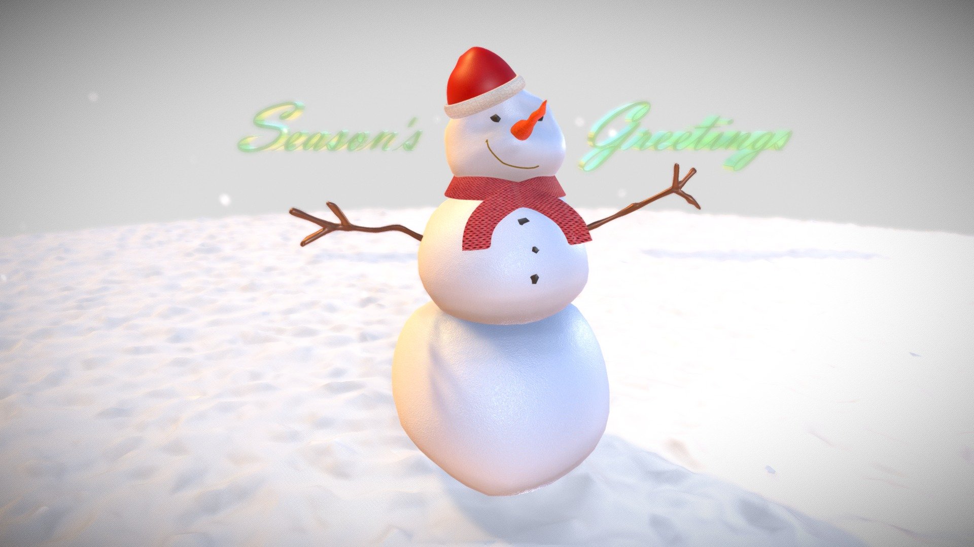 Season's Greetings - 3d Model By Kanedog (@kane33) [f0c03ec] - Sketchfab