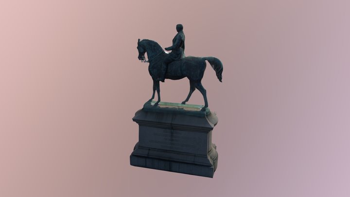 Prince Albert Statue 3D Model
