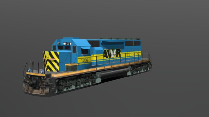 AWVR 1206 EMD SD40-2 UNSTOPPABLE