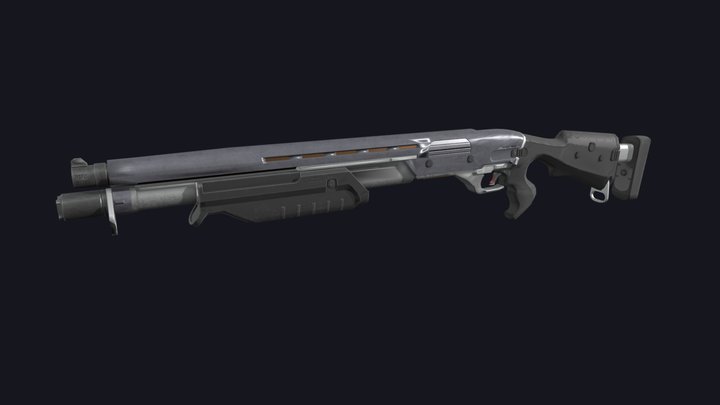 cyberpunkshotgun 3D Model