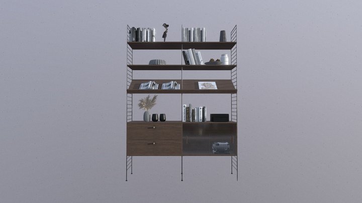 Bookcases 3D models - Sketchfab