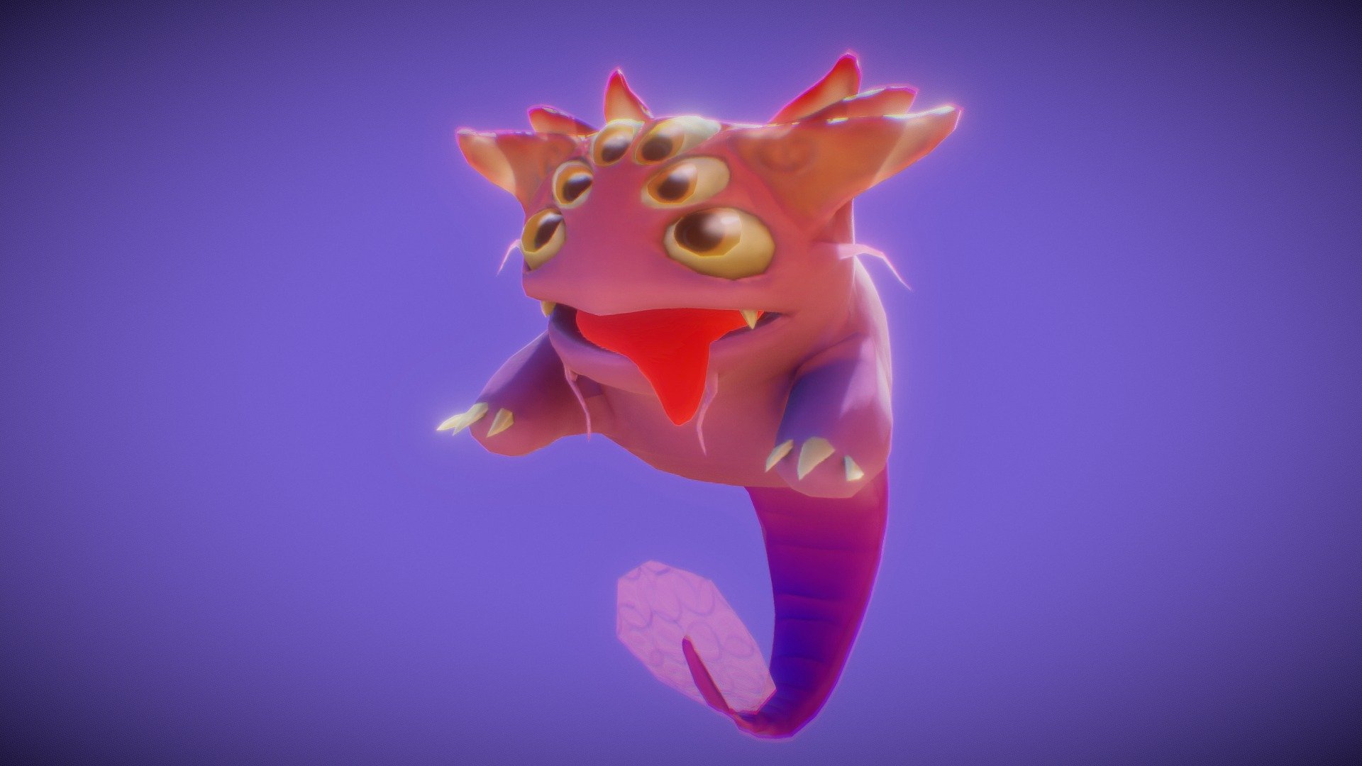 Bubblegum Monster - Buy Royalty Free 3d Model By Chaosfairy  [f0c3168 