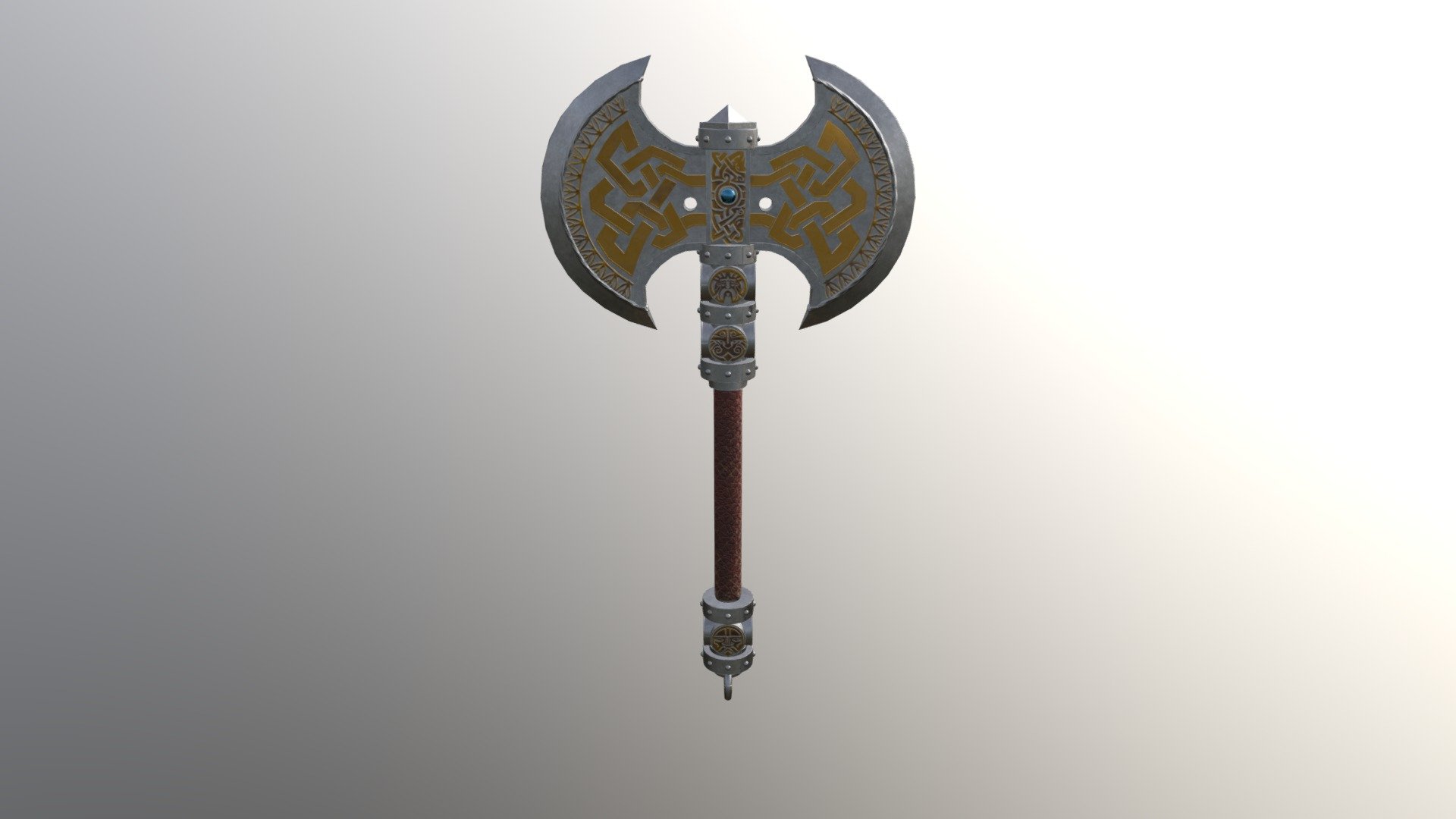 Dwarven Axe - 3D model by Mentriax [f0c451c] - Sketchfab