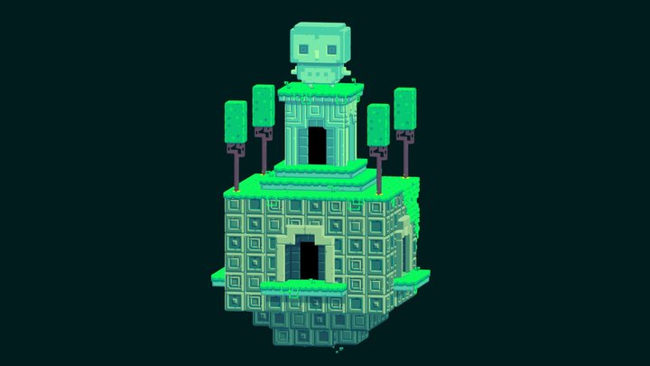 FEZ owl temple 3D Model