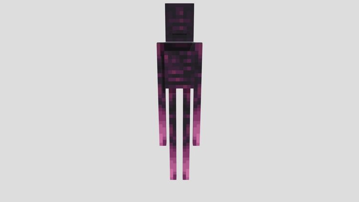 Remake Enderman 3D Model
