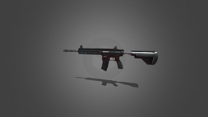 M416 3D Model