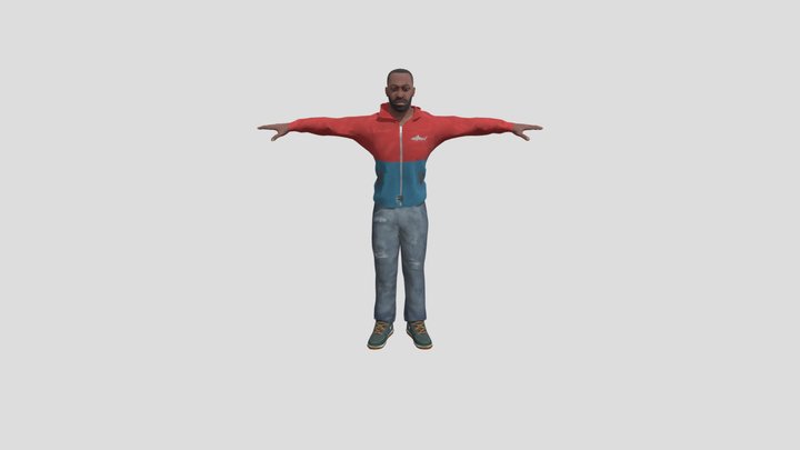 Indian bike driving 3d character