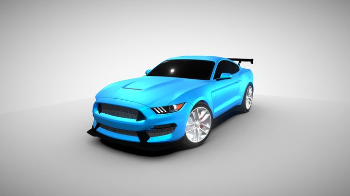 Ford Mustang GT - 2017 3D Model