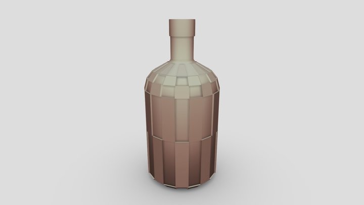 CT4012_2025 - Antique Bottle, Bottle Design 3D Model