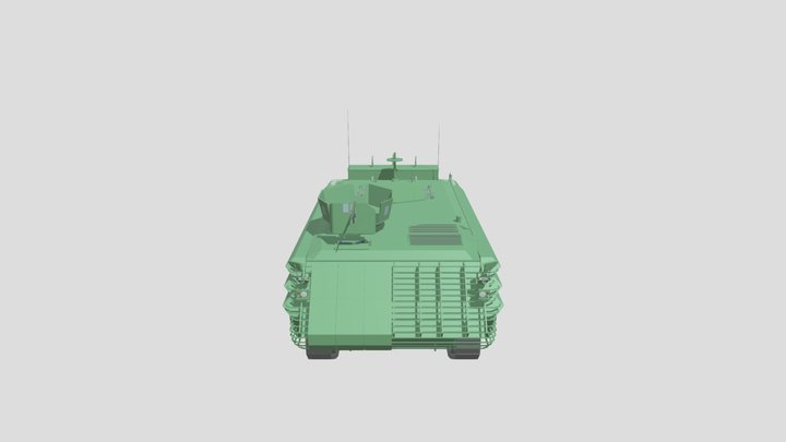 FV432 MK3 Bulldog (low-poly) 3D Model