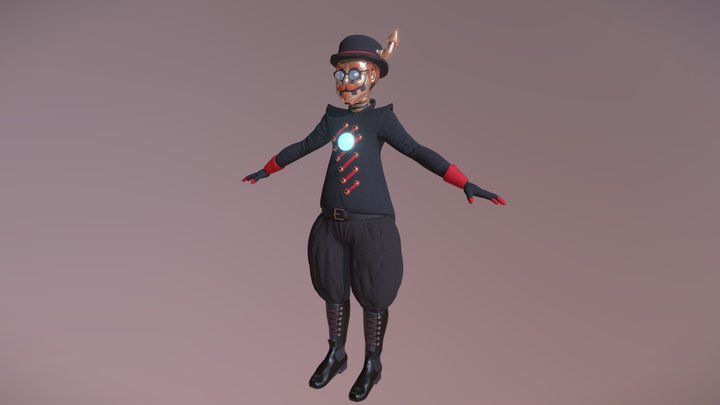 CAGD: 331 Stylized Character - Hatchworth 3D Model