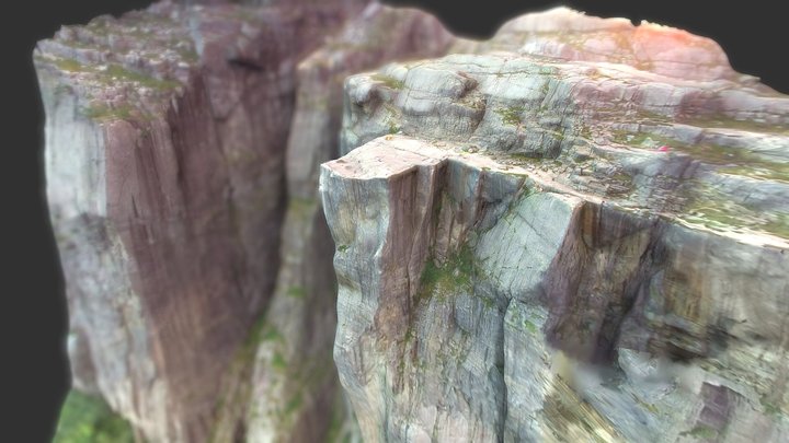 Pulpit Rock, Norway | Drone 3D Scan – Modello 3D gratuito STL