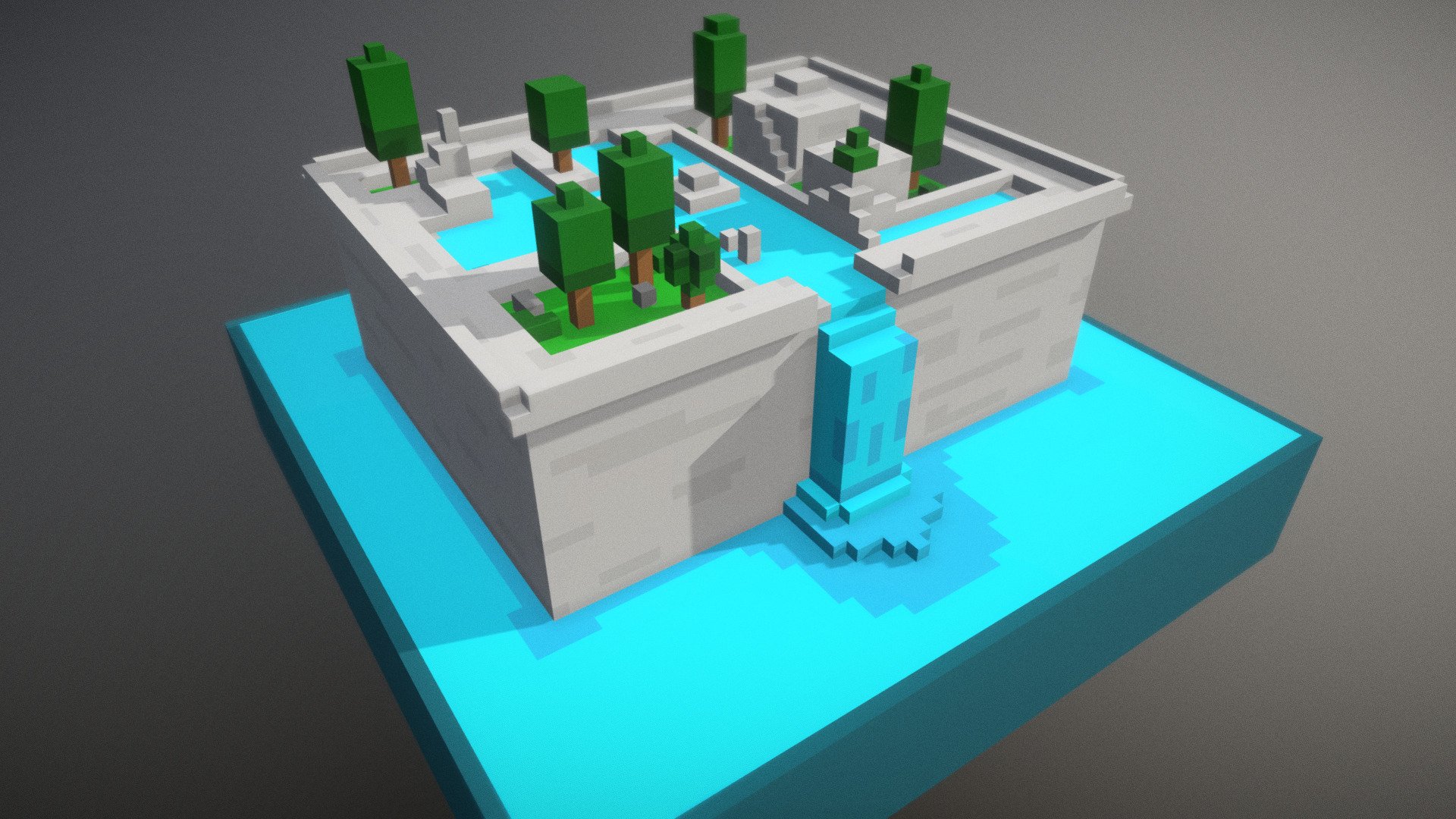 Voxel Island