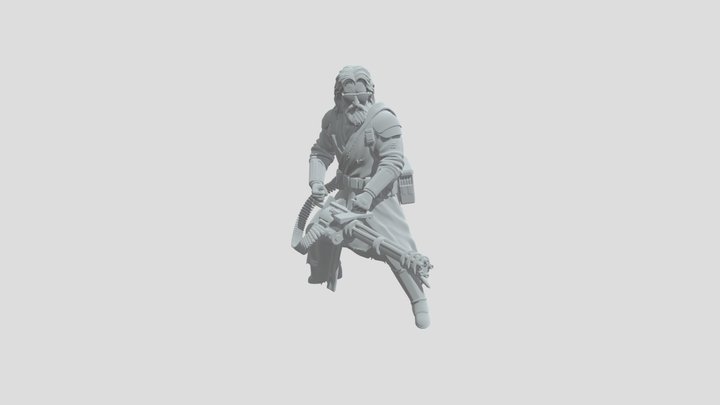 Gatling Jesus ready for Easter – Modello 3D gratuito STL