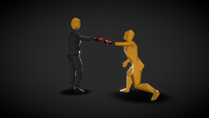 "Helping" Hand - #RTJ4D Challenge Entry 3D Model