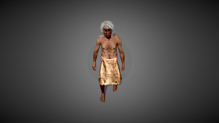 Prehistoric Oldman 3D Model