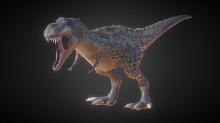 Dinosaur T. Rex 3D Model