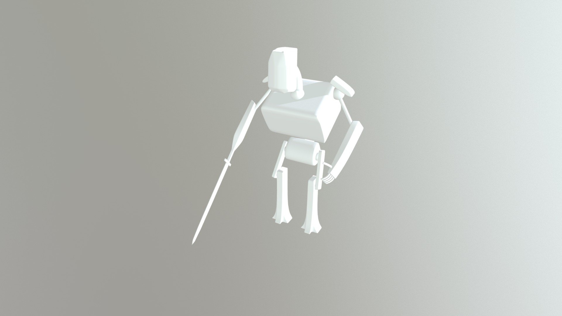 Final Project Robot High- Poly