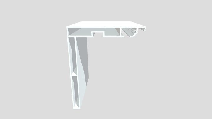 Скрытый карниз ОК 100 3D Model