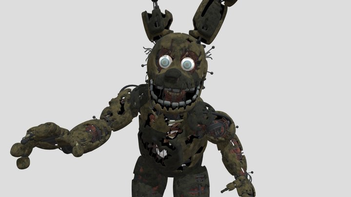 Springtrap by ozzy ;=; 3D Model