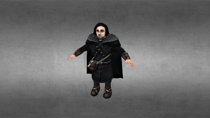 Jon Snow 3D Model