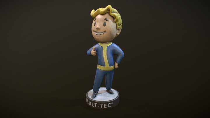 Roblox Character Video game Fallout 4, Vault Boy, 3D Computer