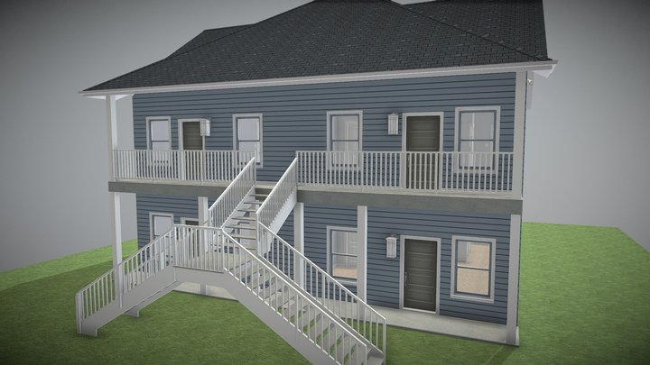 (4) Unit Multi-Family 3D Model