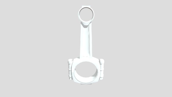 My LT1 Piston Pink Rod 3D Model