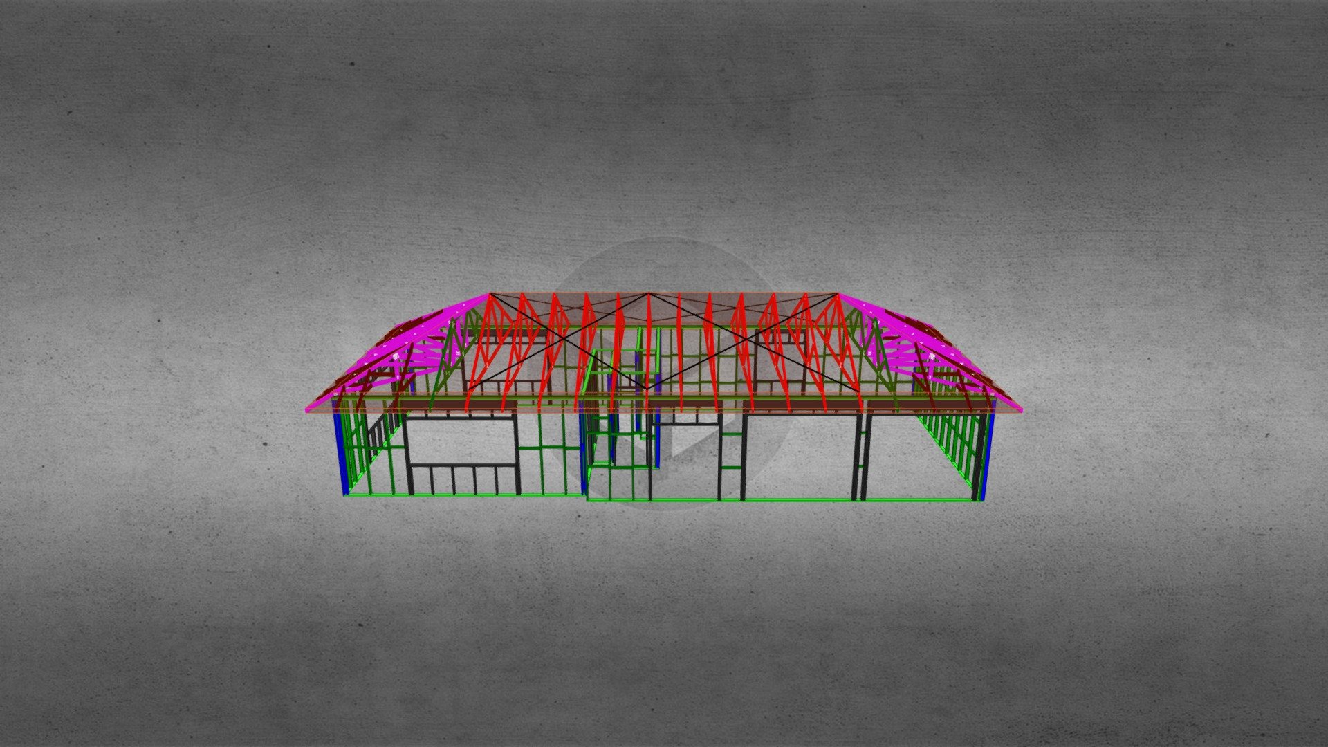 82 East Millwood Garage Trusses