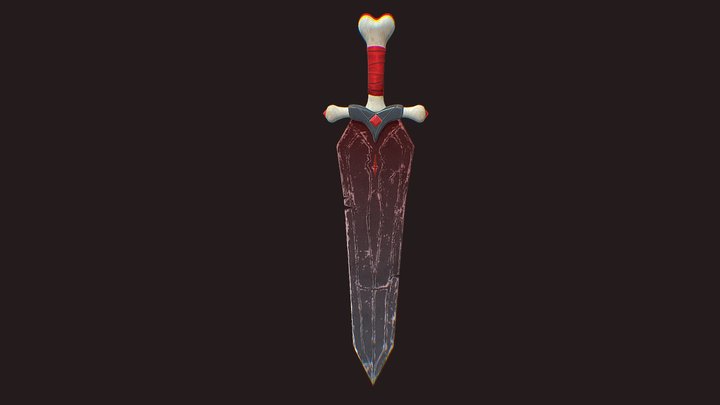 'Gone But Not Forgotten' Sword 3D Model