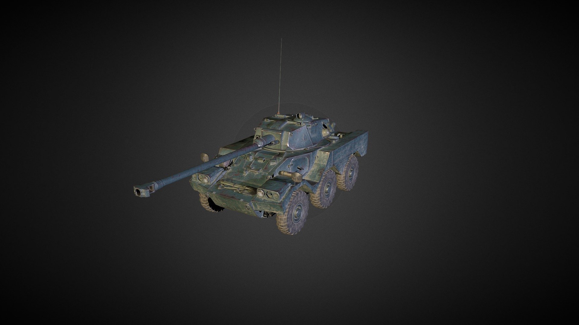 Panhard AML Lynx 6x6 - 3D model by Degit22 [f0d271f] - Sketchfab