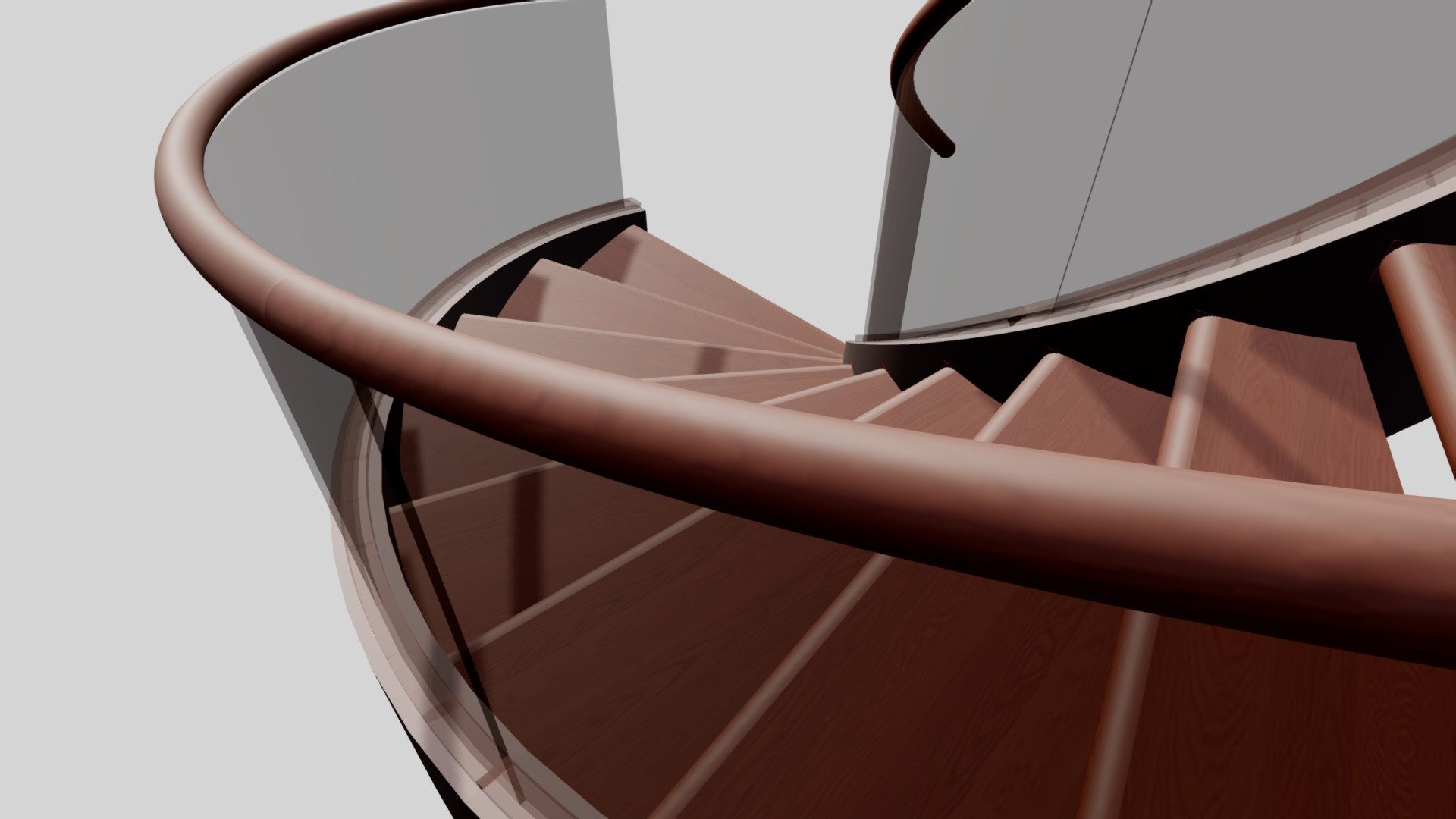 Circular stair only, no upper floor — Sketchfab embed 3D viewer